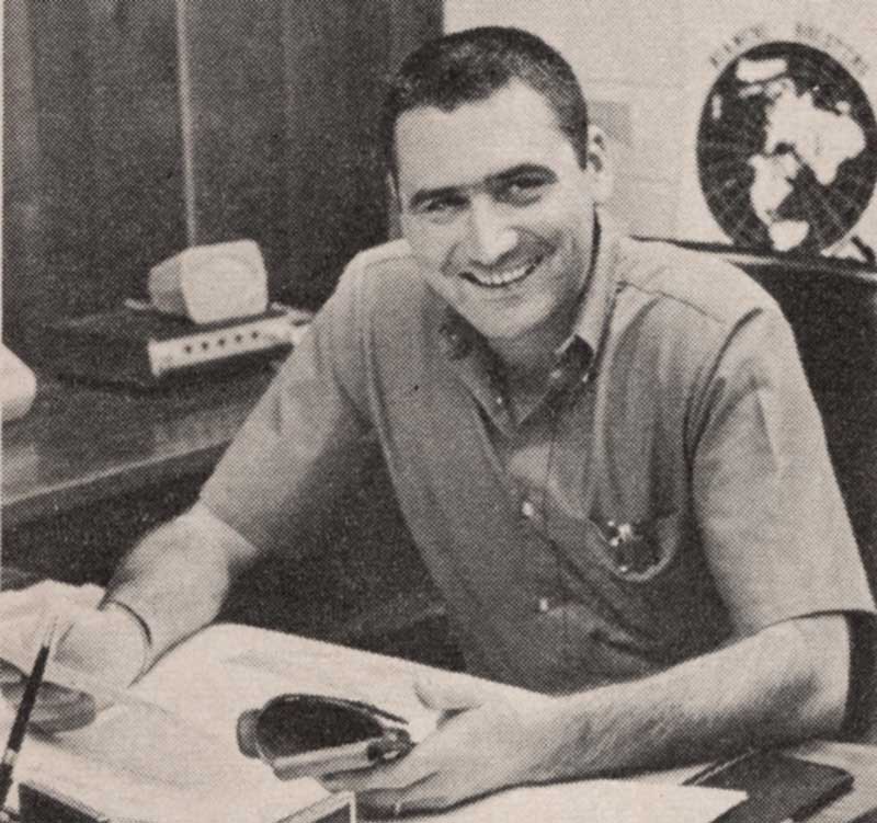 John Bianchi sitting in his office