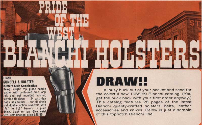 Old Bianchi Holster Advertisement